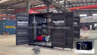 10ft Container gym design [upl. by Nodnas]