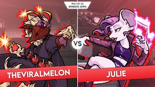 TheViralMelon Mollo vs julie Pomme  Mid Off 68 Winners Semis [upl. by Hillel89]