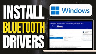 How to Install Bluetooth Drivers on Windows 10 amp Windows 11 [upl. by Shannan]