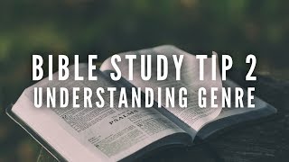 Bible Study  Understanding Genre [upl. by Mulry]