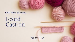 NOVITA KNITTING SCHOOL Icord Caston [upl. by Ynner]