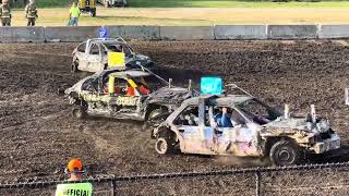 61524 Sangamon County Fair Demo Derby Modified Compacts [upl. by Meriel]