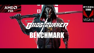 Ghostrunner  DX12  Ryzen 3 2200G  Benchmark  Vega 8 [upl. by Airres]