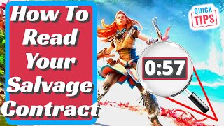 How To Read Your Salvage Contract  Horizon Forbidden West [upl. by Veronica]