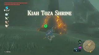 Zelda Breath of the Wild  Kiah Toza Shrine  Champion Revalis Song [upl. by Cowen]