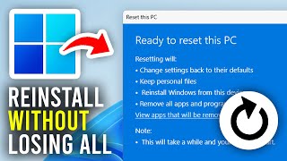 How To Reinstall Windows 11 Without Losing All Data  Full Guide [upl. by Ylecic]