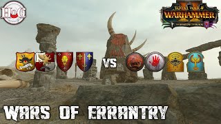 WARS OF ERRANTRY  Total War Warhammer 2  Online Battle 471 [upl. by Garek]