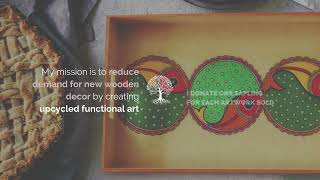 Crafting EcoArt My Sustainable Journey with Scrap Wood and Natural Pigments [upl. by Oech]