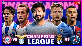 Bayern v Lazio  Real Sociedad v PSG  UEFA Champions League  LIVE Reaction amp Watchalong [upl. by Petrine]