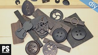 How to make wood jewelry [upl. by Himelman]