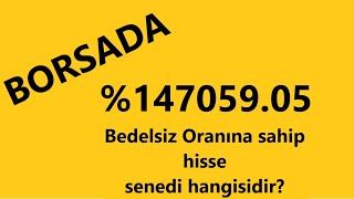 Bedelsiz Oranı Yüksek Olan 20 Hisse Senedi [upl. by Belen]