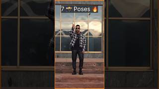 7 POSES FOR PHOTOSHOOT mensfashion posesidea viral shorts [upl. by Elehcar755]