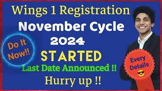 HOW TO REGISTER NOVEMBER WINGS 1 2024 ASSESSMENT  wings 1 registration linktcs wings1tcs exam [upl. by Nelyag]