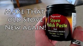 How to Polish Up Your Old Cast Iron Wood Stove [upl. by Publea]