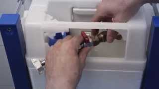 Montage of Triomont fixture and wall hung toilet bowl  assembly video ENG [upl. by Burford150]