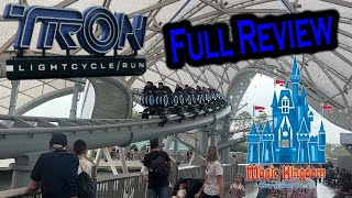 Disney’s BEST Roller Coaster TRON Lightcycle Run FULL REVIEW  Walt Disney World Magic Kingdom [upl. by Eilsek645]