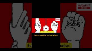 Difference between Communalism and socialism communalism socialism shorts ideology upsc [upl. by Forcier]