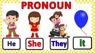 Pronouns  Pronouns for Kids  Pronouns for grade 1  English Grammar and composition [upl. by Elia]