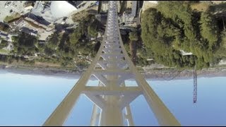 Full Throttle Roller Coaster REAL POV Six Flags Magic Mountain SFMM 2013 [upl. by Eeliram]