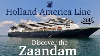 360 video  The Holland America Zaandam cruise ship was in Bar Harbor ME USA [upl. by Anigal193]