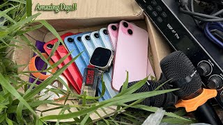 😱🥰i Found Apple Watch Ultra amp alots of iPhone 15 plus  Restore iPhone 13 Cracked [upl. by Aryc169]