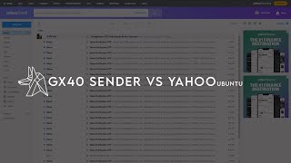 GX40 SENDER UBUNTU VERSIOIN VS YAHOO 2024 [upl. by Ginevra721]