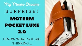 SURPRISE  MOTERM POCKET LUXE 2O CARAMEL  POCKET RINGS PLANNER SET UP  PLANNER FLIP THRU [upl. by Pownall919]