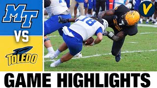 Middle Tennessee vs Toledo  2021 Bahama Bowl Highlights [upl. by Eelirak]