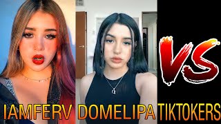 Iamferv VS Domelipa VS TikTokers  Batalla De TikTok 💥🔥 [upl. by Olivia]