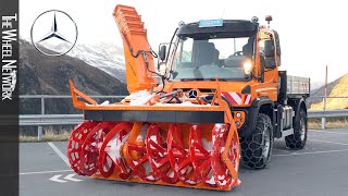 Unimog Snow Blowers at the Timmelsjoch [upl. by Esra]