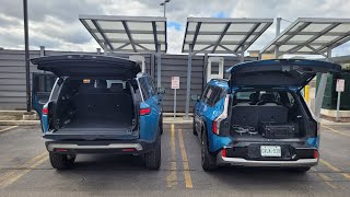 2024 Kia EV9 GTline vs Rivian R1S comparison [upl. by Creight]