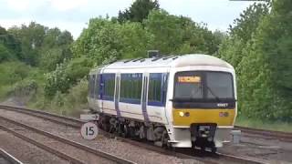 Trains at Princes Risborough 270517 [upl. by Ydnerb995]