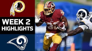 Redskins vs Rams  NFL Week 2 Game Highlights [upl. by Hola474]