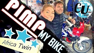 PIMP MY MOTORBIKE  Africa Twin RD07 wird veredelt  erste Reiseoptimierung [upl. by Lorena]