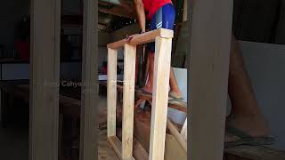 Merakit kusen woodworking kayu wood diy karyadarikayu carpentry woodwork [upl. by Leamsi]