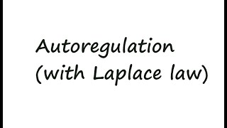 Physiology of Autoregulation myogenic theory amp metablolic theory of Autoregulation [upl. by Novi]