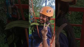 Longest Zip Line in Wayanad zipline adventure adventuretravel wayanad banasurasagardam [upl. by Eniarrol]