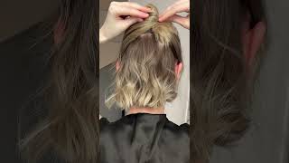 Elegant Hairstyle Tutorial With Thin  Short Hair  Fiona Franchimon Nº1 HAIRPIN [upl. by Skelly]