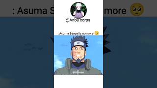 Asuma Sensei death scene 🥺 animeedits naruto youtubeshorts viralshorts Anbucorps [upl. by Loftus635]