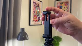 Unboxing and setup of the Eucos 62 inch phone tripod with the ULANZI phone mount adapter [upl. by Profant]