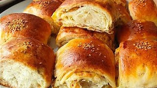 📣KAÇ TEPSİ YAPSANIZ HEPSİ FIRINDAN ÇIKTIĞI GİBİ BİTER 🤤 ÇÖREK TARİFİ‼️ KOLAY VE LEZZETLİ asmr [upl. by Etz]