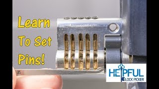 211 How Lock Picking Works Learn How To Identify Set Pins [upl. by Treble]