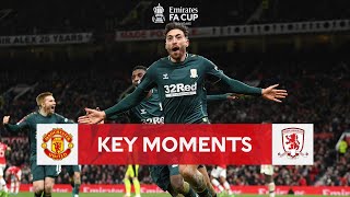 Manchester United v Middlesbrough  Key Moments  Fourth Round  Emirates FA Cup 202122 [upl. by Alekahs]