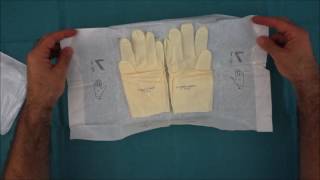 How to put on sterile gloves [upl. by Schwartz]