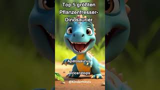 Top 5 größten PflanzenfresserDinosaurier KinderHitsTV [upl. by Schreiber]