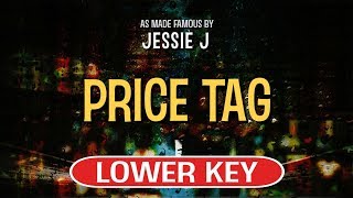 Price Tag Karaoke Lower Key  Jessie J [upl. by Tabitha]