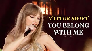 Taylor Swift  You Belong With Me Lyrics [upl. by Noimad]