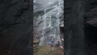 Hickory Nut Falls 📍Chimney Rock NC waterfalls chimneyrock northcarolina [upl. by Albrecht]