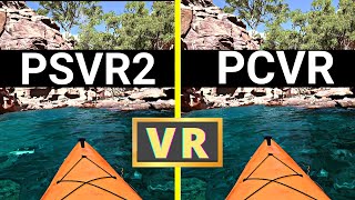 PSVR2 vs PCVR  First Impressions [upl. by Einobe]