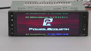 Power Acoustik CP71W  Wireless Android Auto Update [upl. by Aicelav]